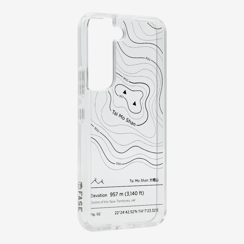 TaiMoShan Contour (Black) Phone Case