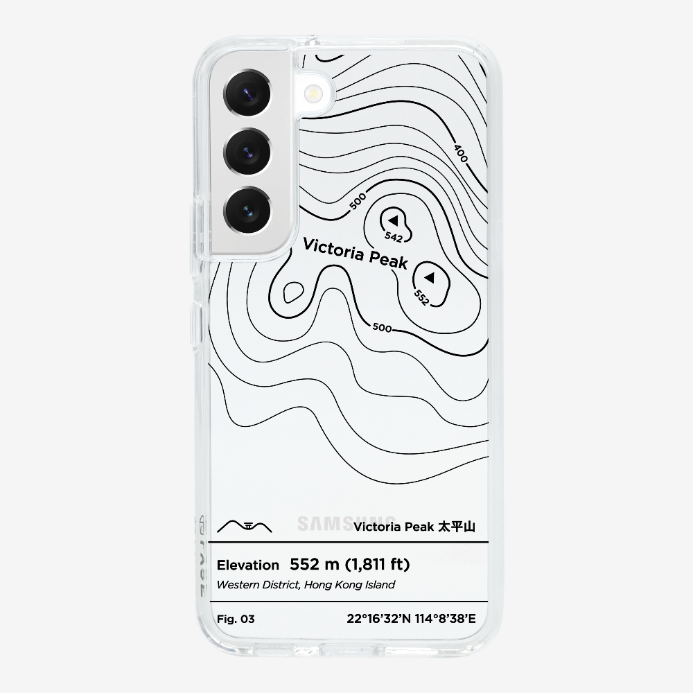 VictorialPeak Contour (Black) Phone Case