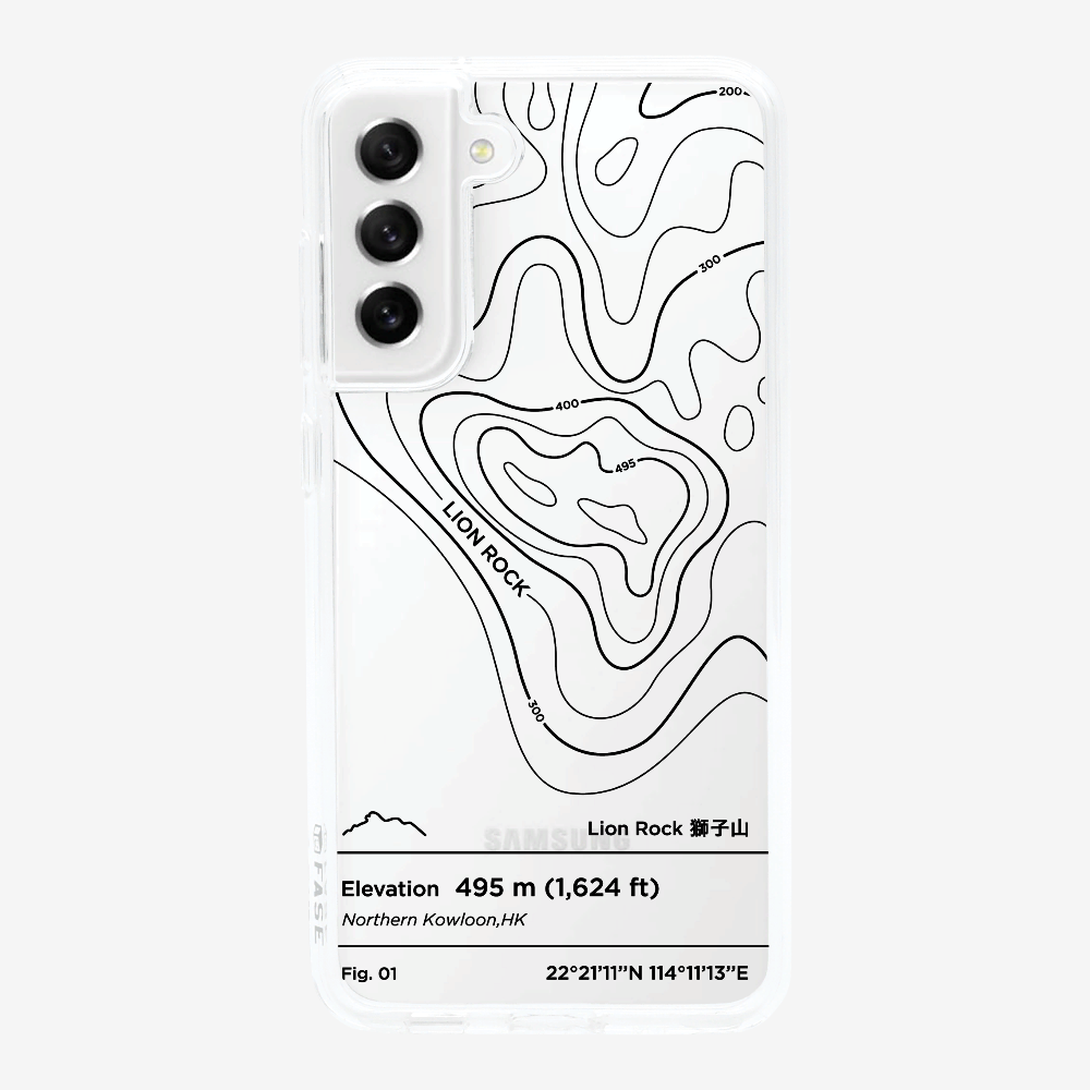 Lionrock Contour (Black) Phone Case