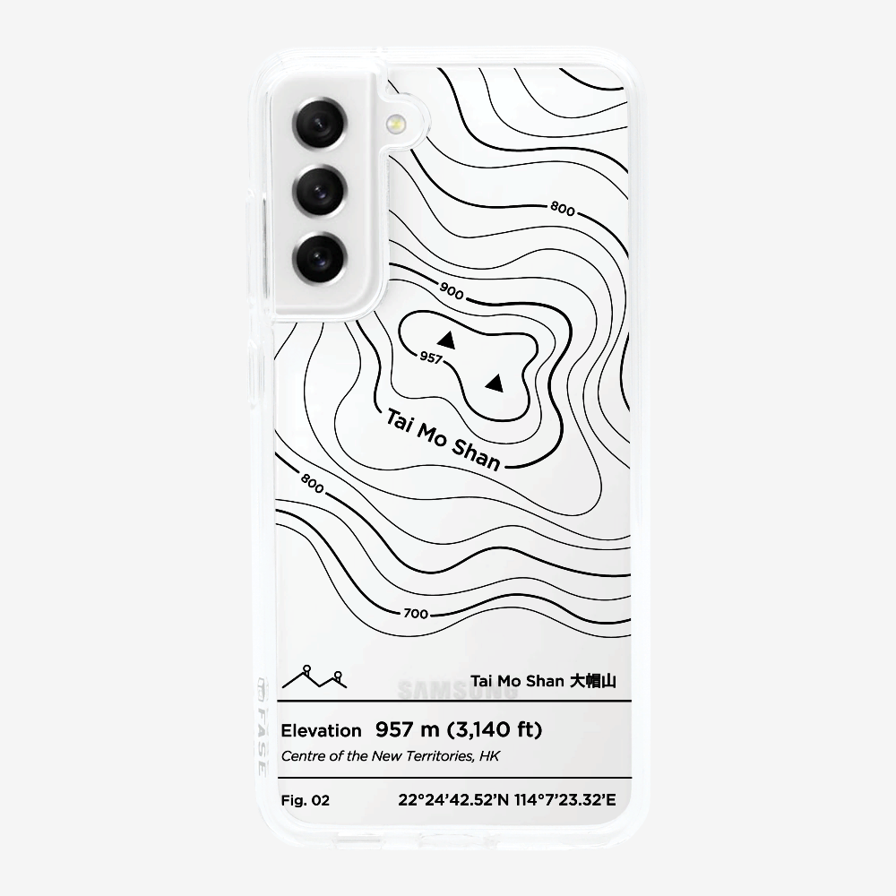 TaiMoShan Contour (Black) Phone Case