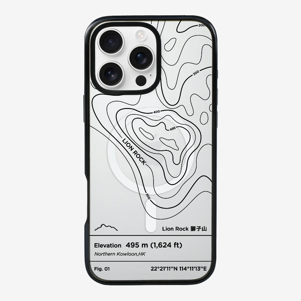 Lionrock Contour (Black) Phone Case