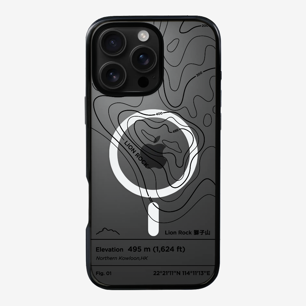 Lionrock Contour (Black) Phone Case