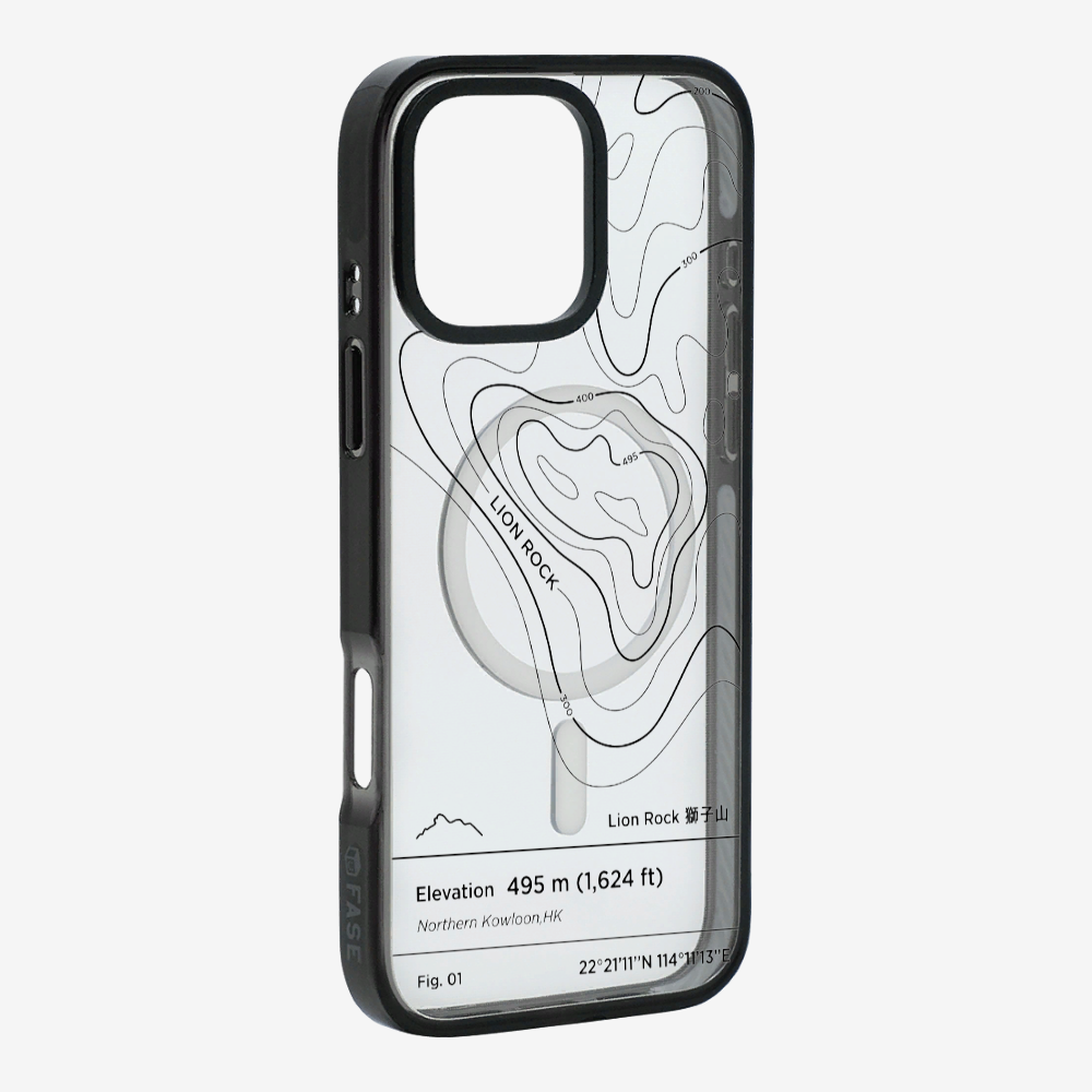 Lionrock Contour (Black) Phone Case