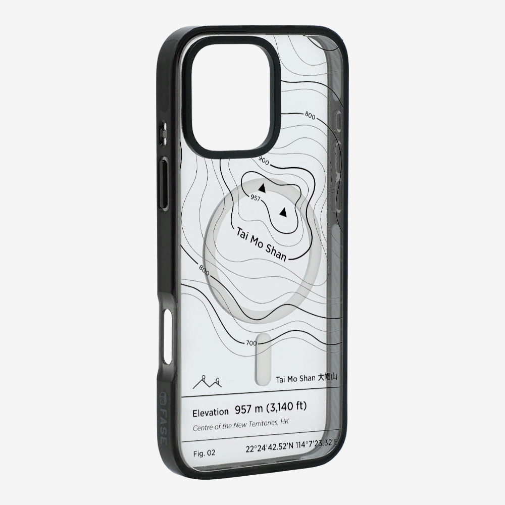 TaiMoShan Contour (Black) Phone Case