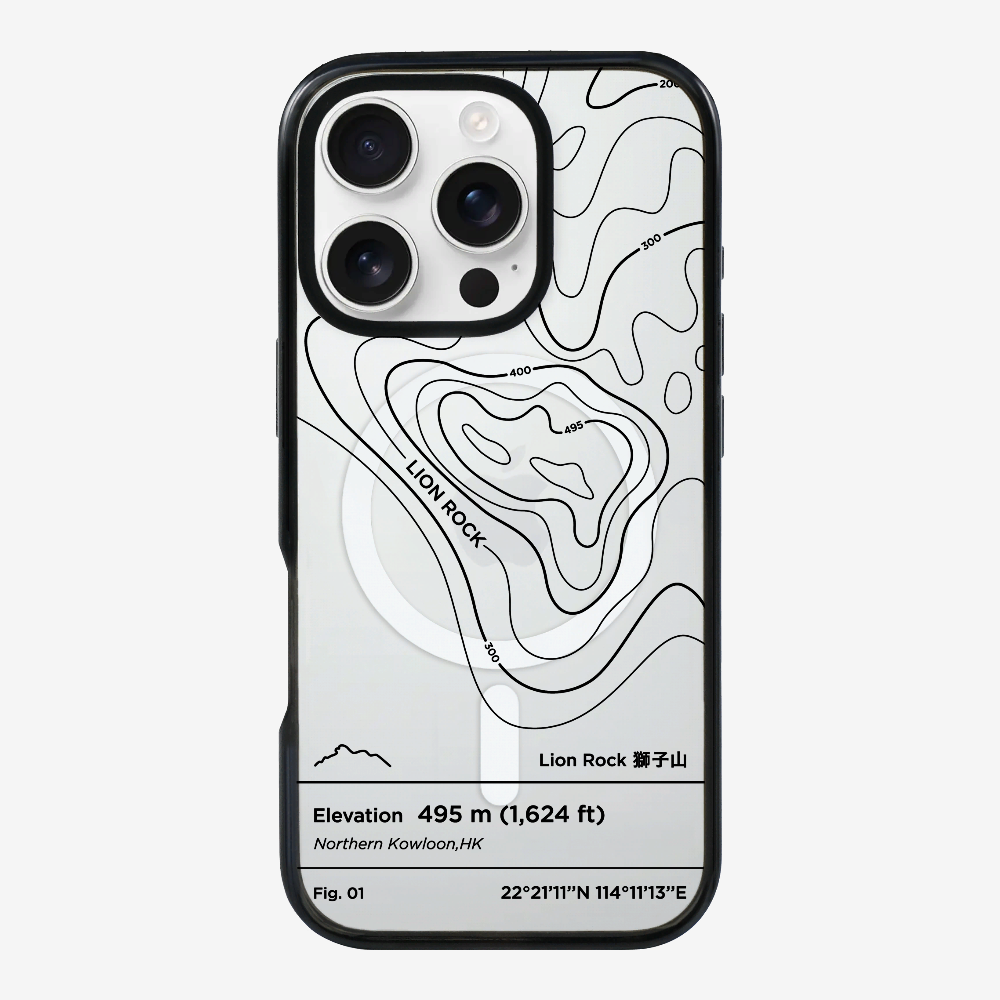 Lionrock Contour (Black) Phone Case