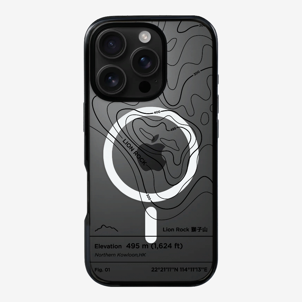 Lionrock Contour (Black) Phone Case