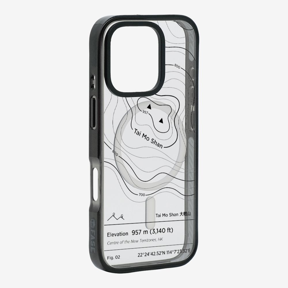 TaiMoShan Contour (Black) Phone Case