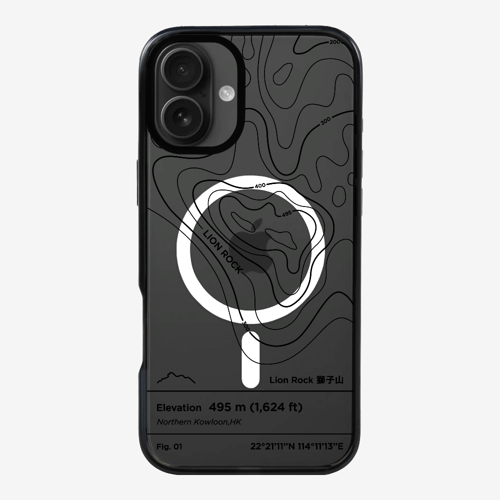 Lionrock Contour (Black) Phone Case