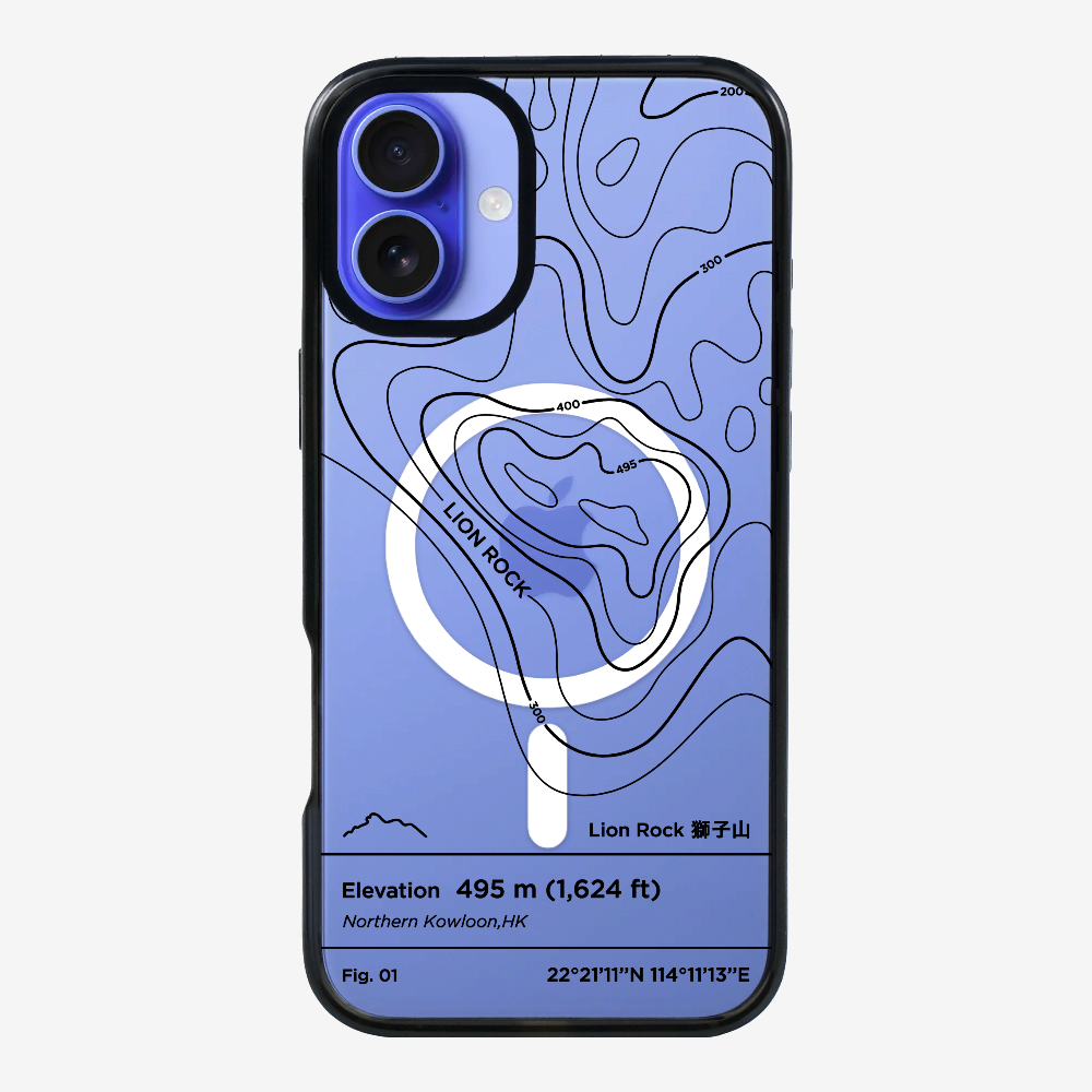 Lionrock Contour (Black) Phone Case