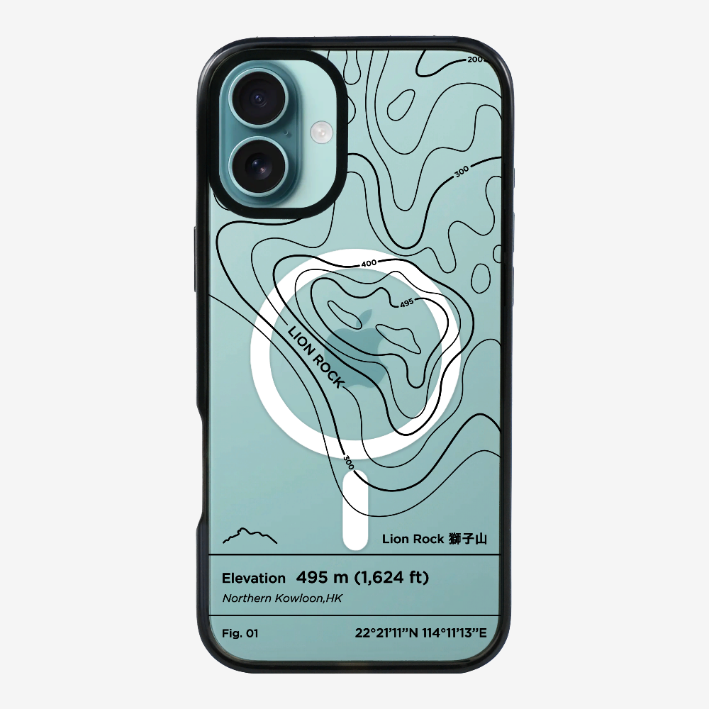 Lionrock Contour (Black) Phone Case