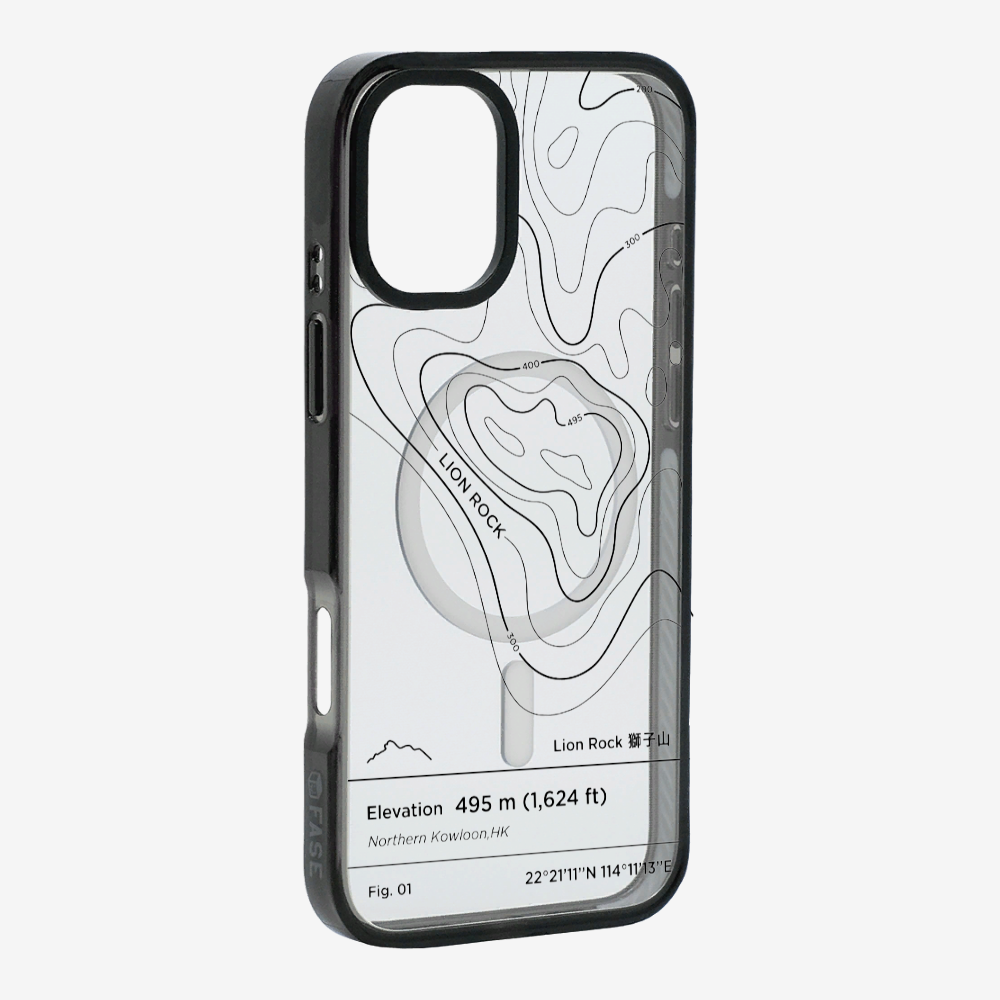 Lionrock Contour (Black) Phone Case