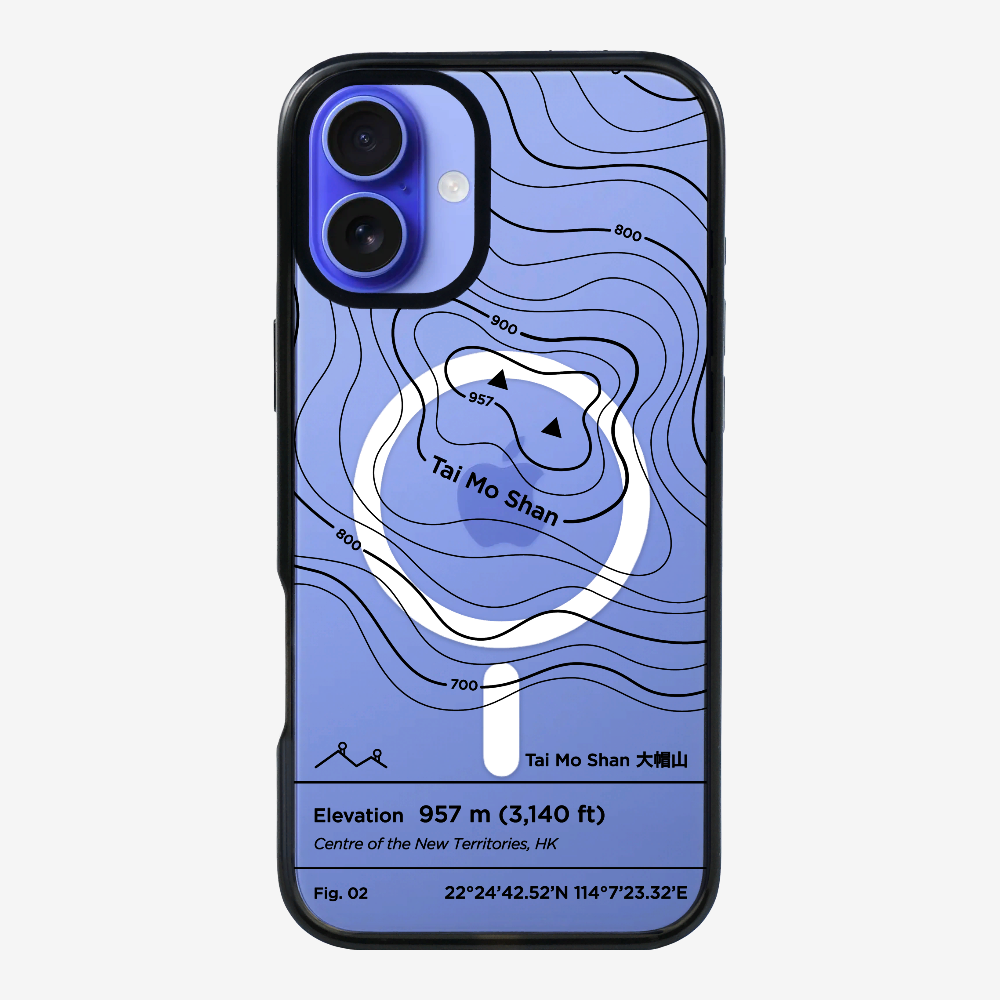 TaiMoShan Contour (Black) Phone Case