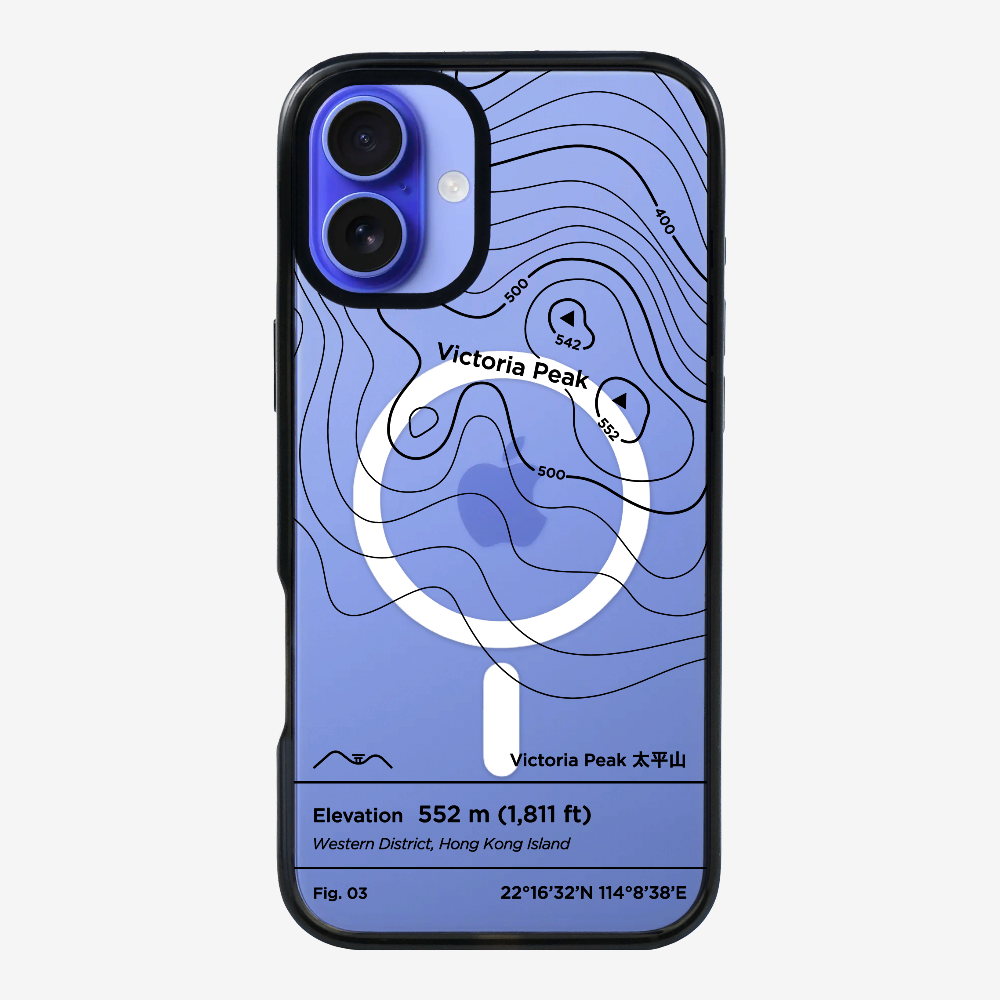 VictorialPeak Contour (Black) Phone Case