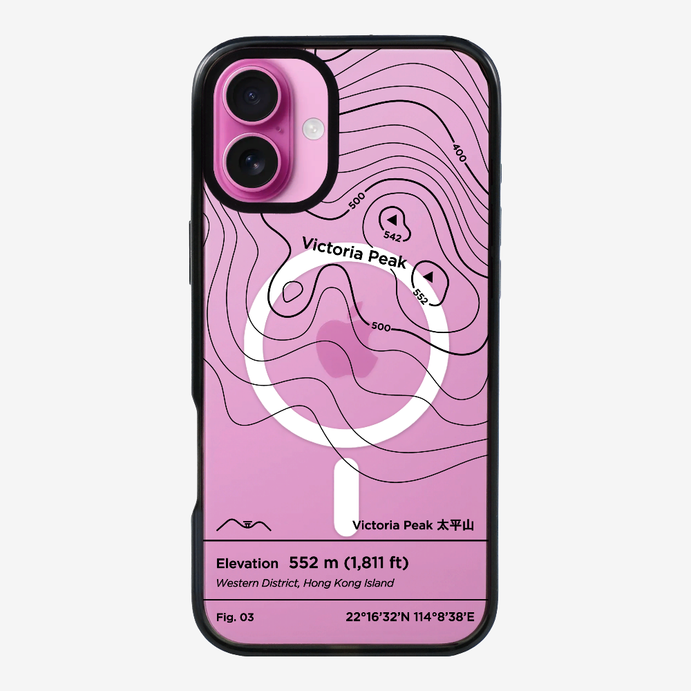 VictorialPeak Contour (Black) Phone Case