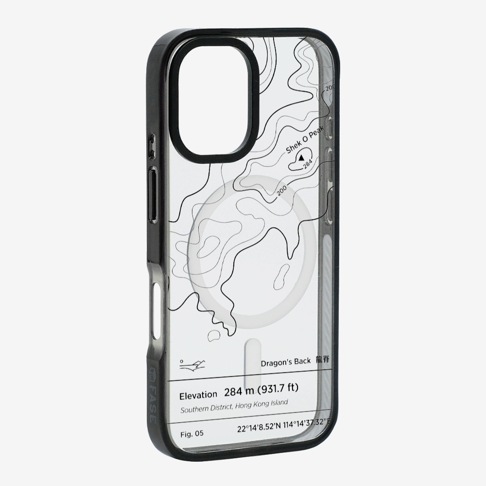 DragonsBack Contour (Black) Phone Case