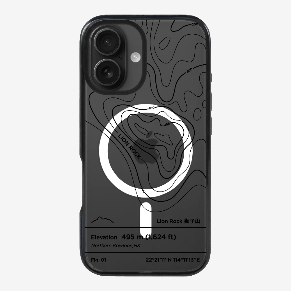 Lionrock Contour (Black) Phone Case