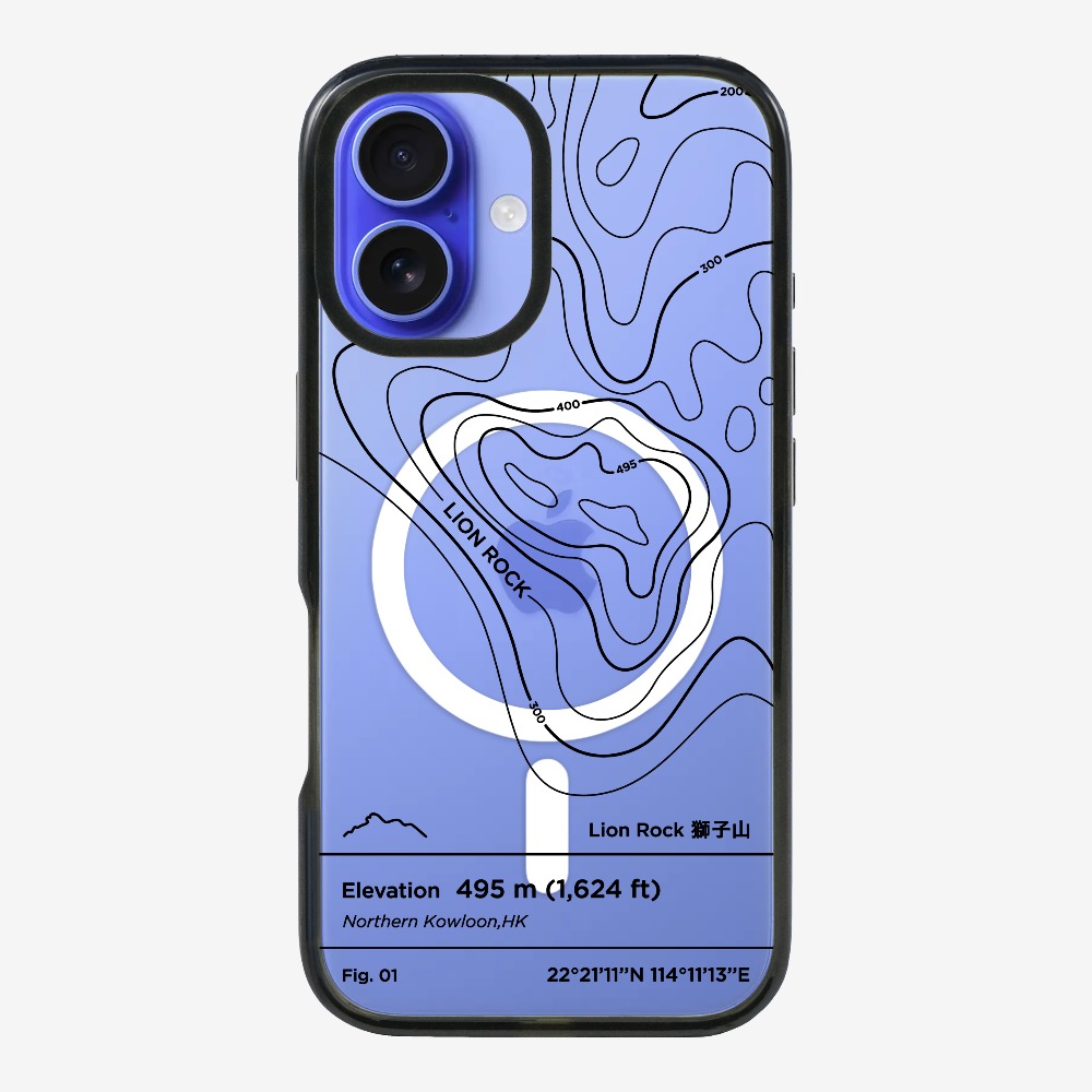 Lionrock Contour (Black) Phone Case