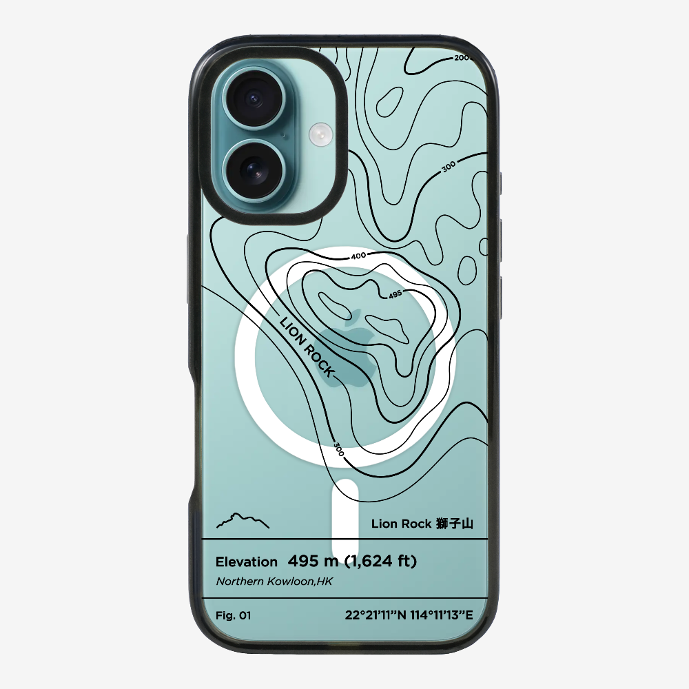 Lionrock Contour (Black) Phone Case