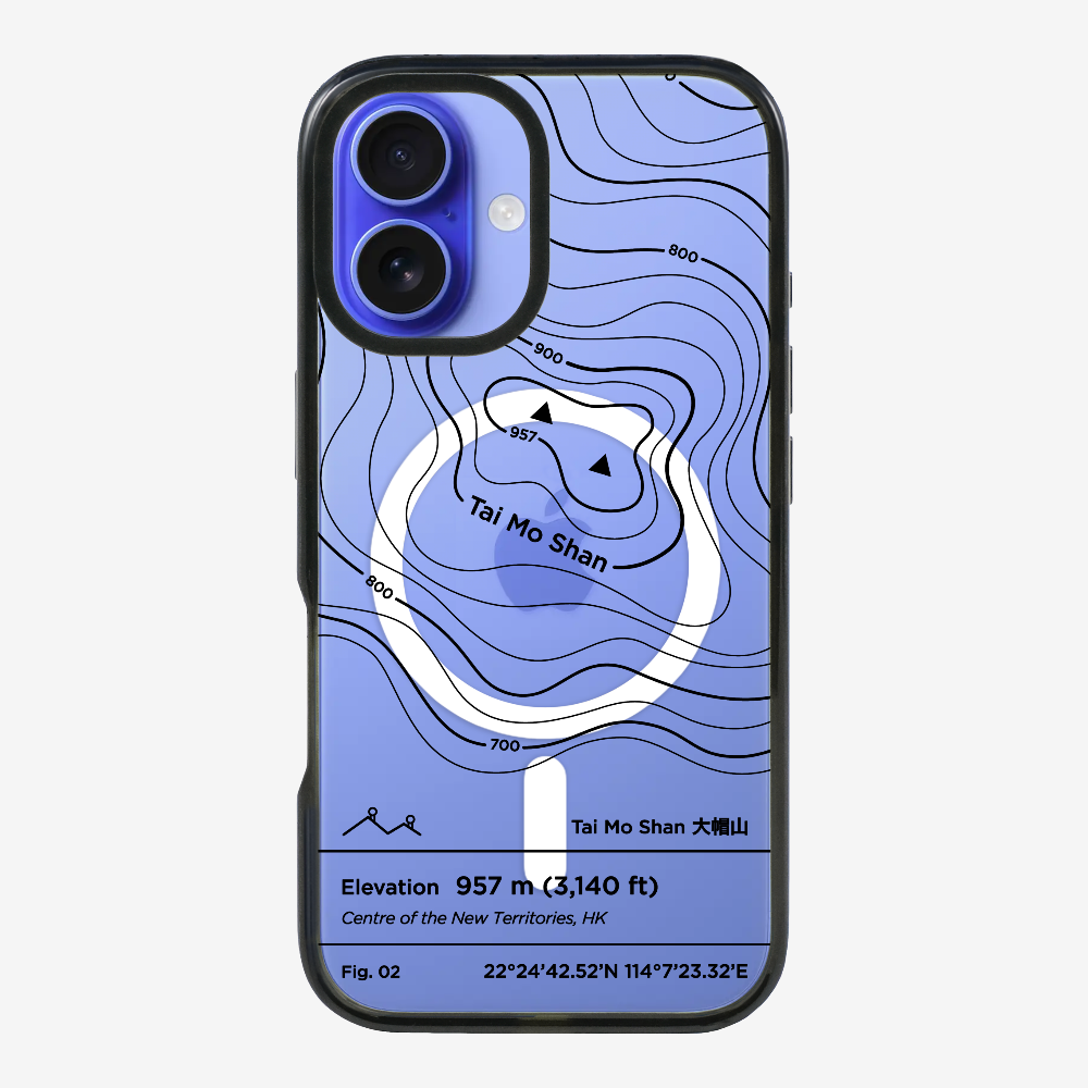 TaiMoShan Contour (Black) Phone Case