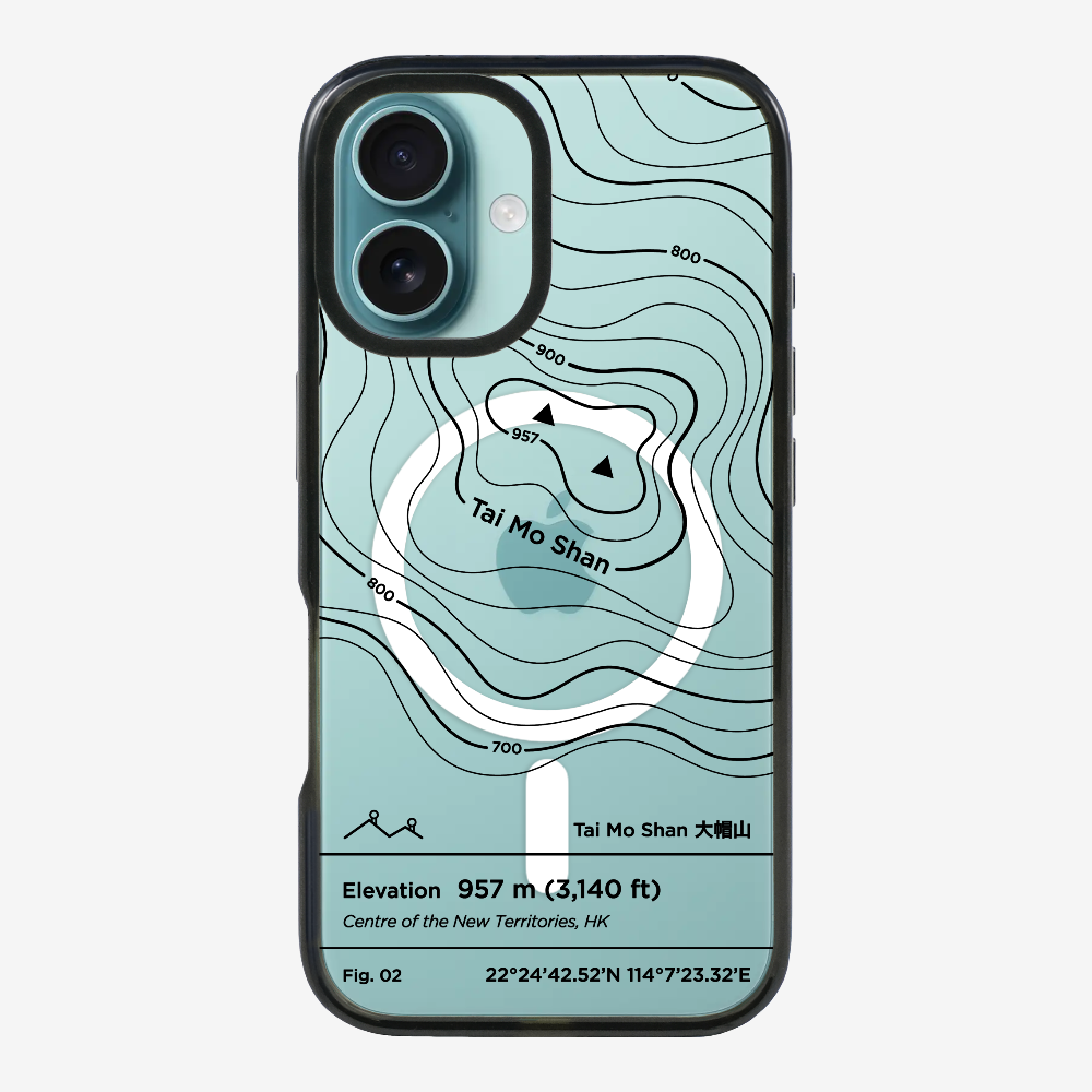 TaiMoShan Contour (Black) Phone Case