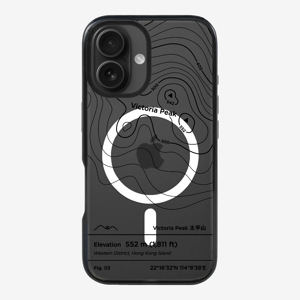 VictorialPeak Contour (Black) Phone Case