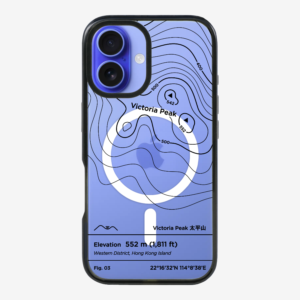 VictorialPeak Contour (Black) Phone Case