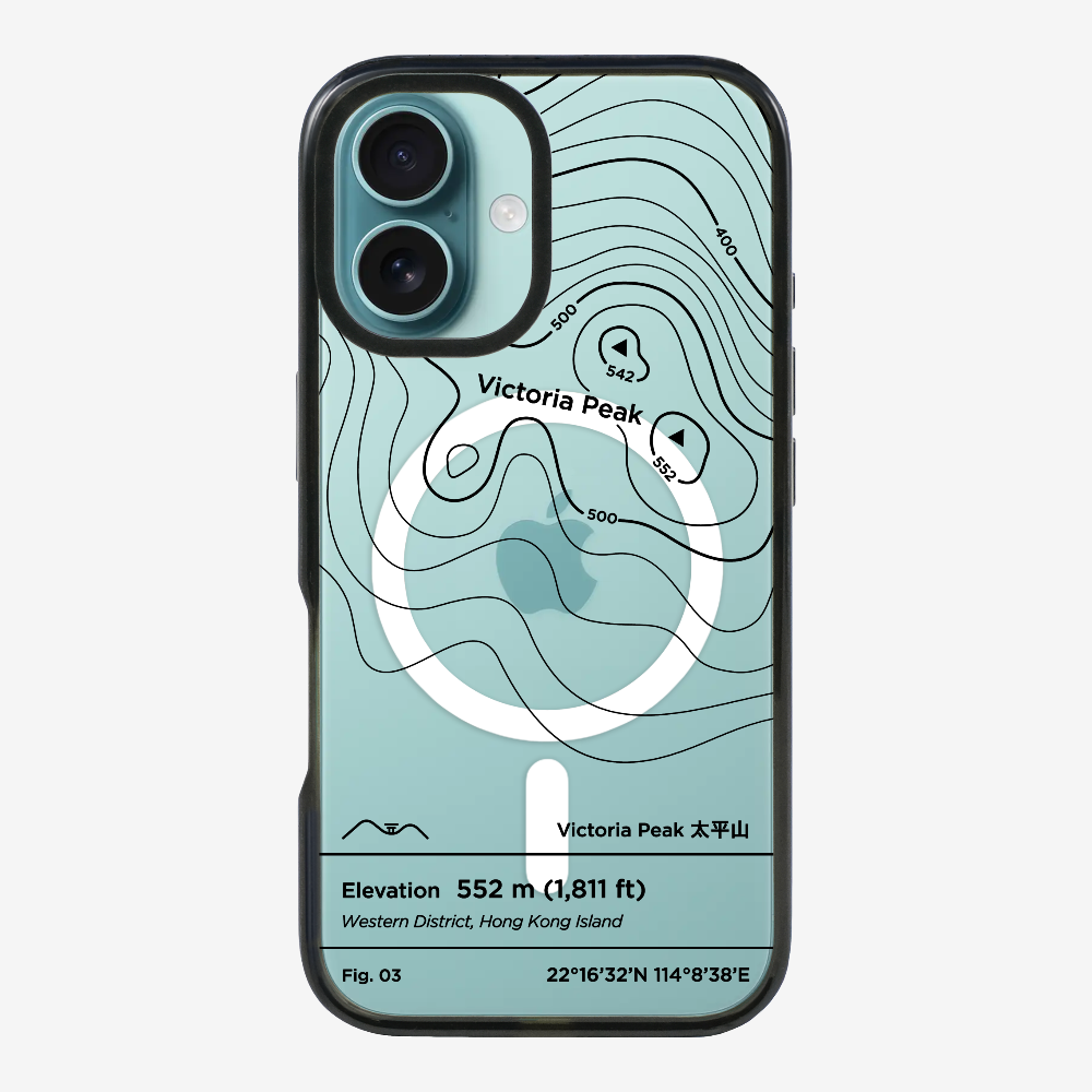 VictorialPeak Contour (Black) Phone Case