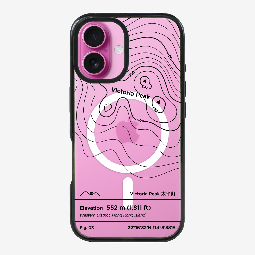 VictorialPeak Contour (Black) Phone Case