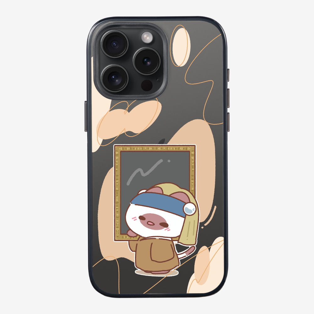 Chu Bee with a Pearl Earring Phone Case