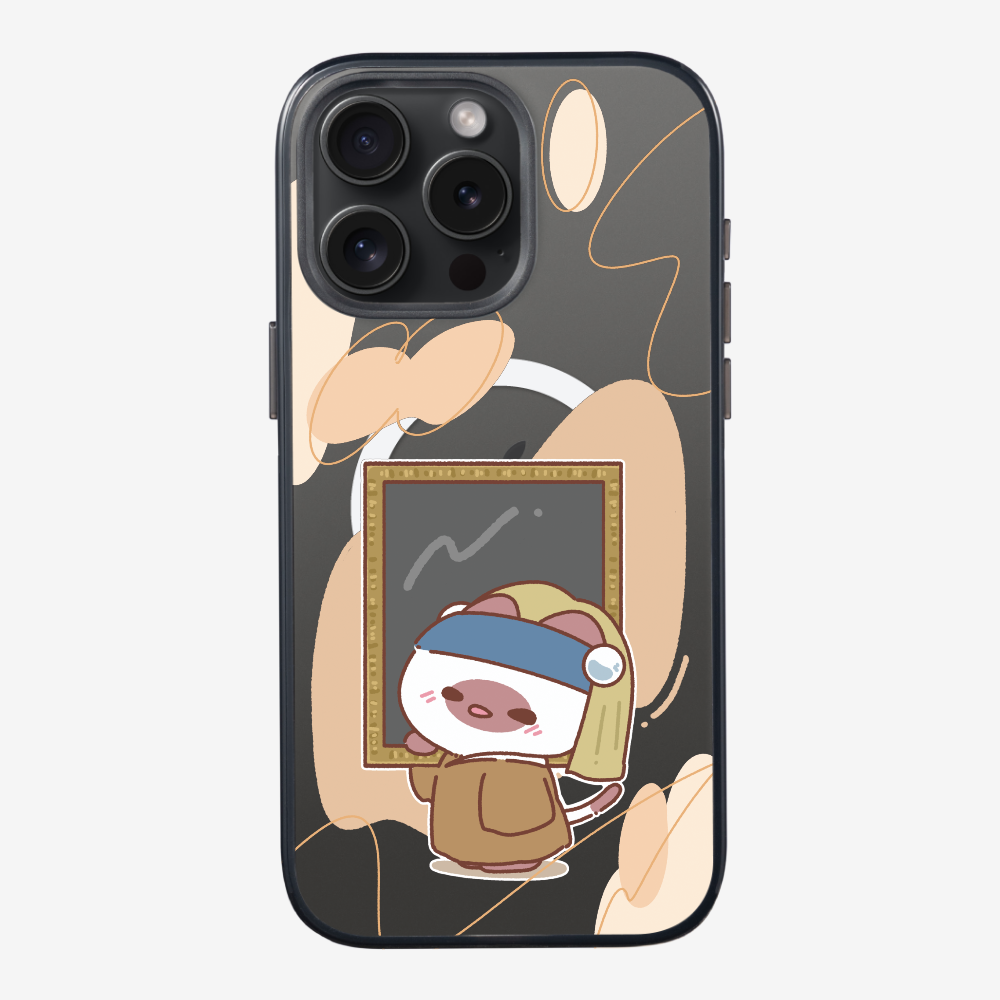 Chu Bee with a Pearl Earring Phone Case