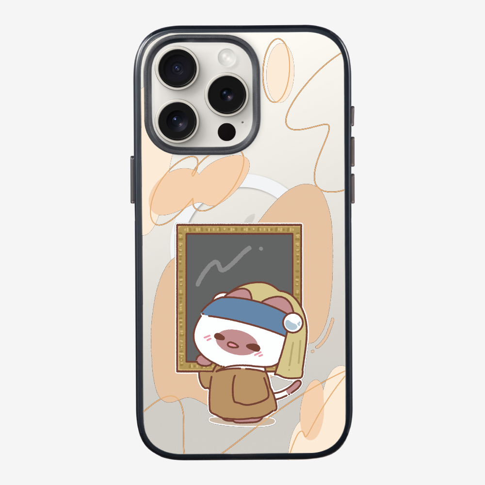 Chu Bee with a Pearl Earring Phone Case