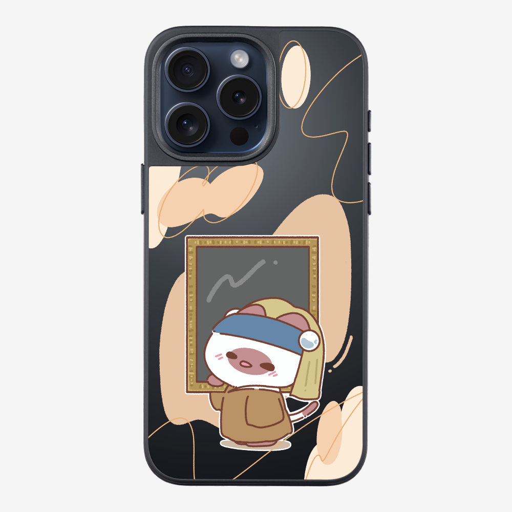 Chu Bee with a Pearl Earring Phone Case