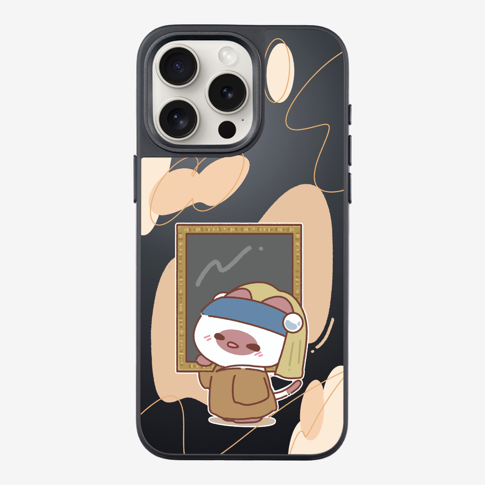 Chu Bee with a Pearl Earring Phone Case