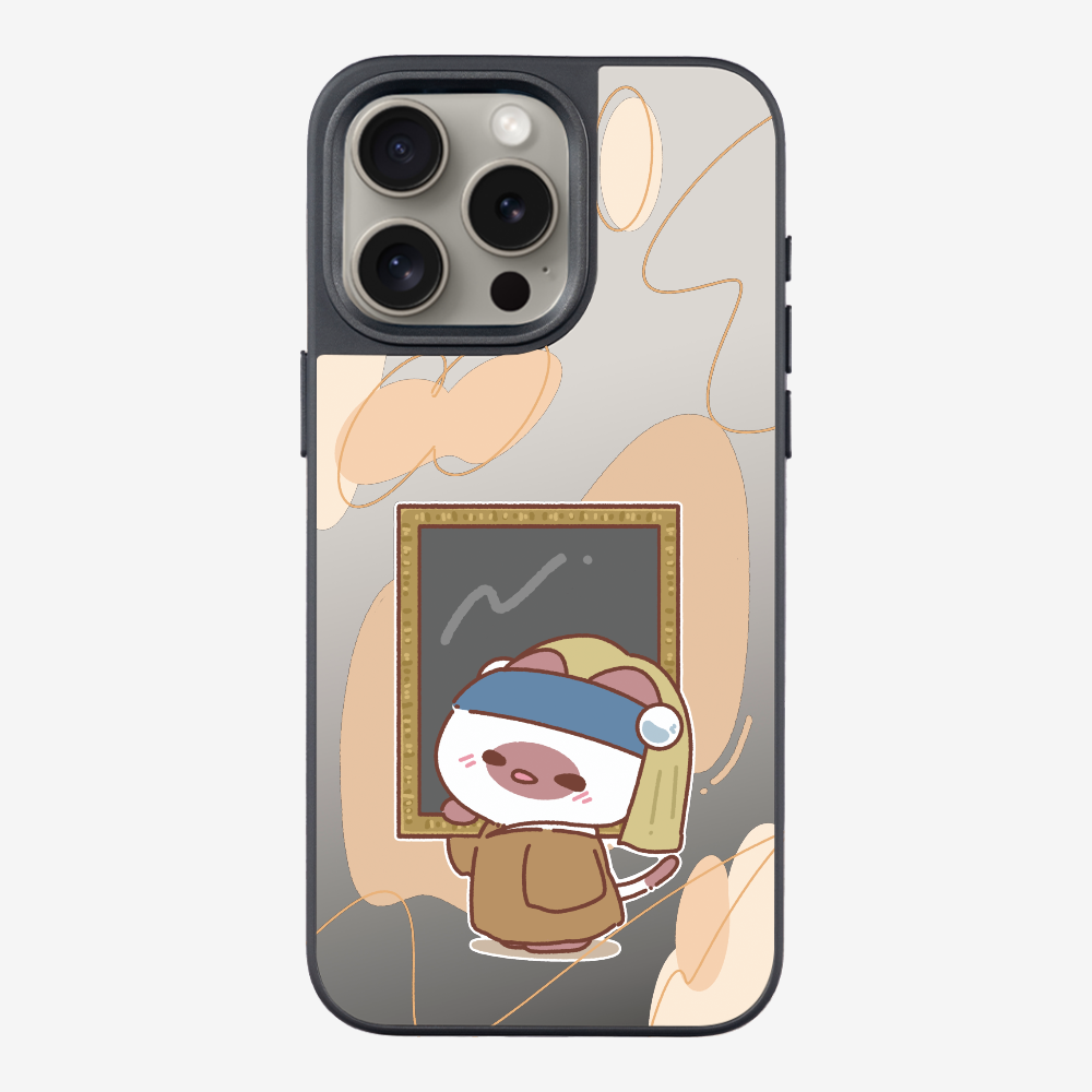 Chu Bee with a Pearl Earring Phone Case