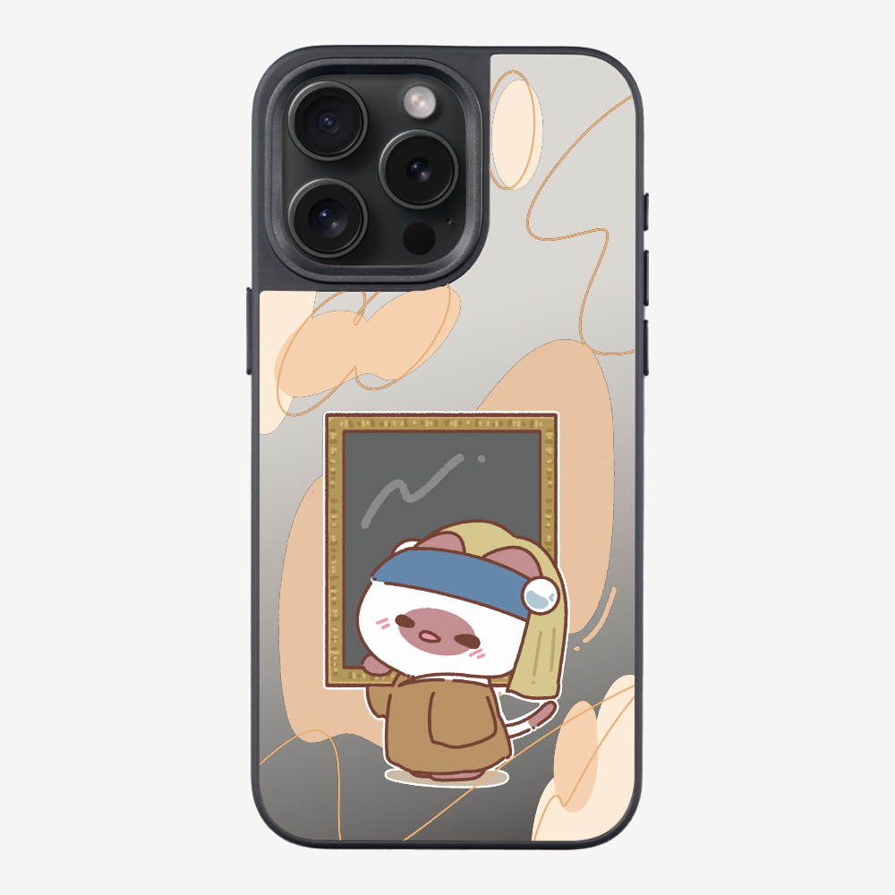 Chu Bee with a Pearl Earring Phone Case