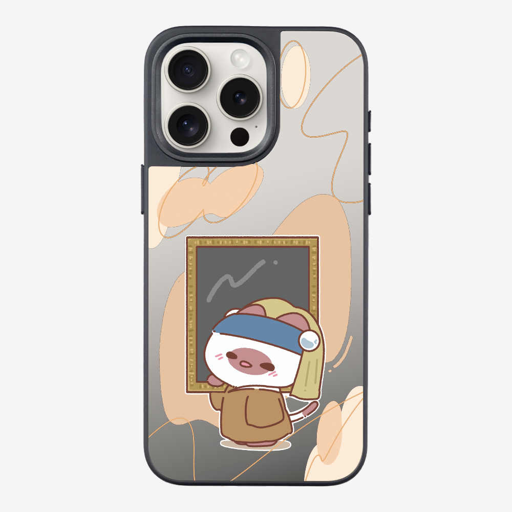 Chu Bee with a Pearl Earring Phone Case