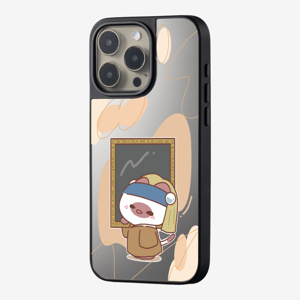 Chu Bee with a Pearl Earring Phone Case