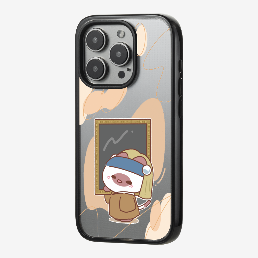 Chu Bee with a Pearl Earring Phone Case