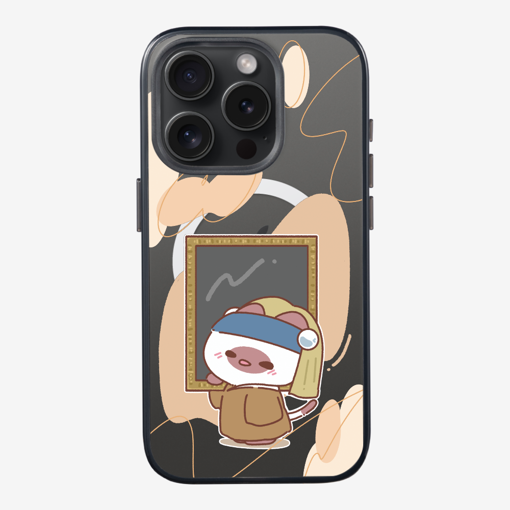 Chu Bee with a Pearl Earring Phone Case