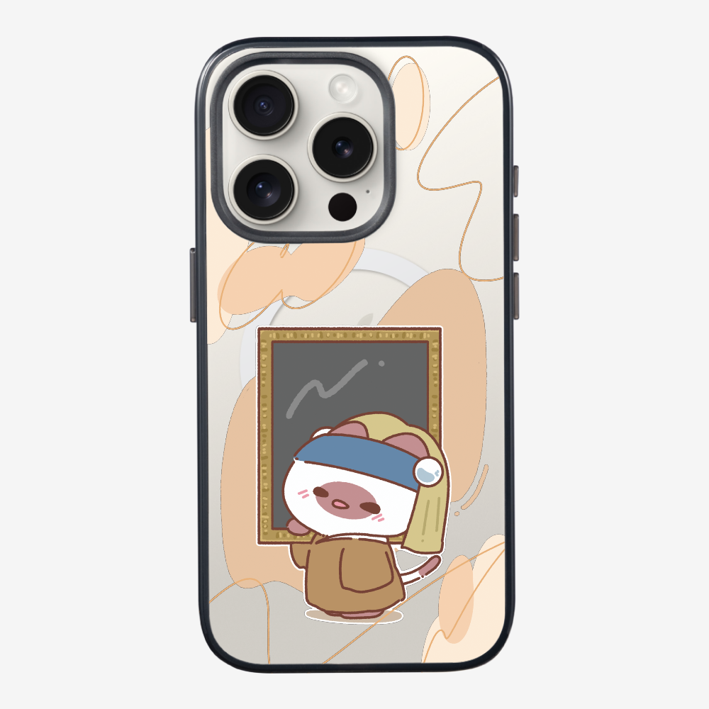 Chu Bee with a Pearl Earring Phone Case