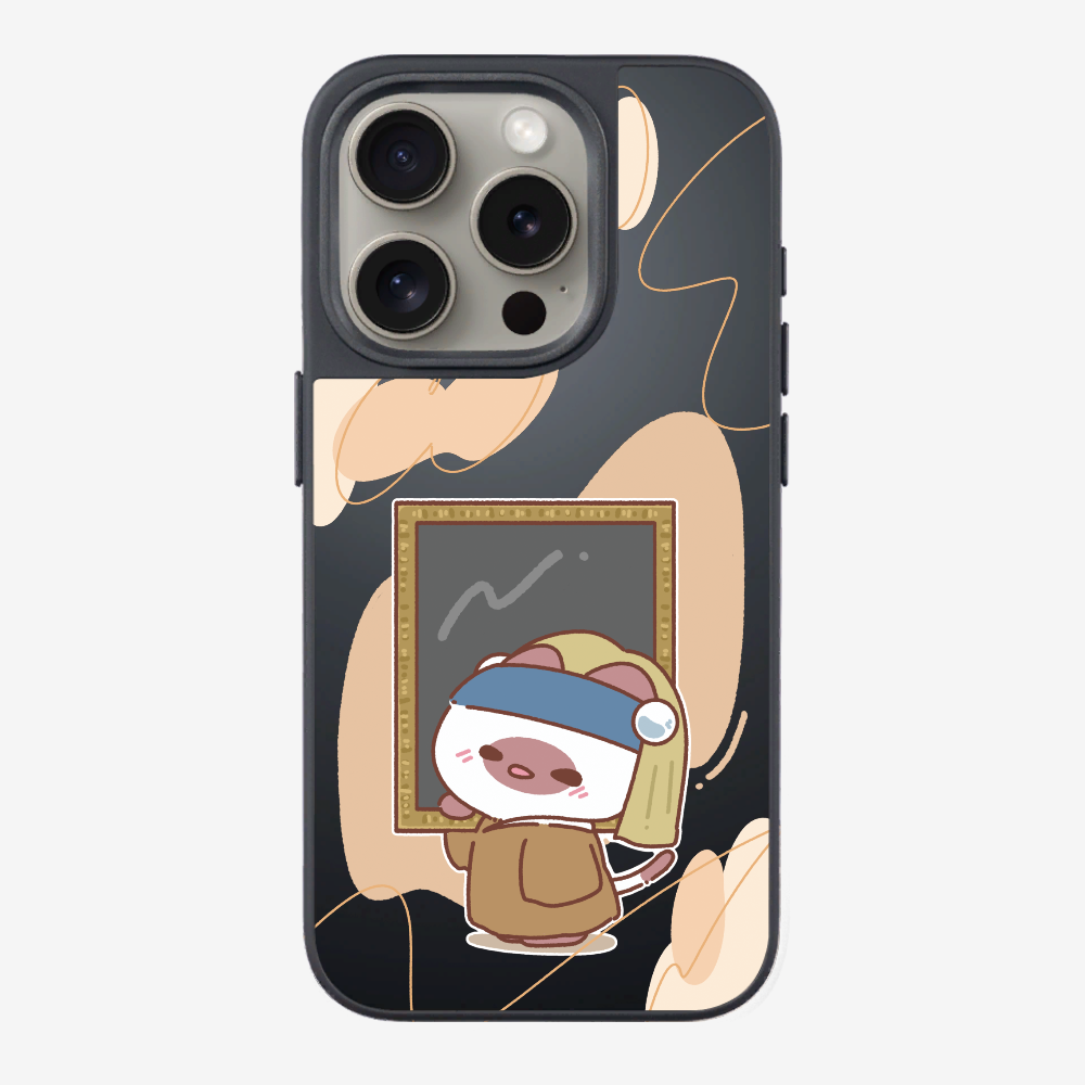 Chu Bee with a Pearl Earring Phone Case