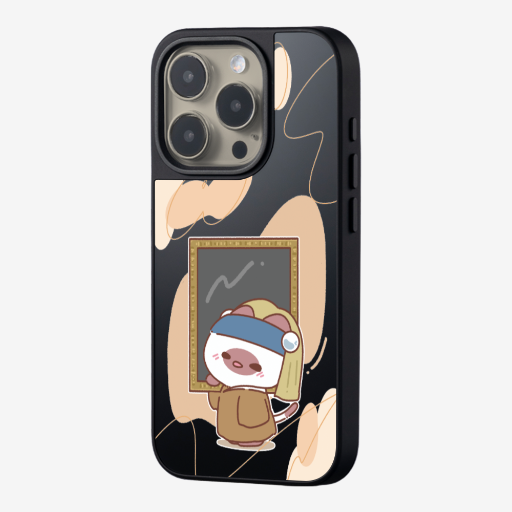 Chu Bee with a Pearl Earring Phone Case