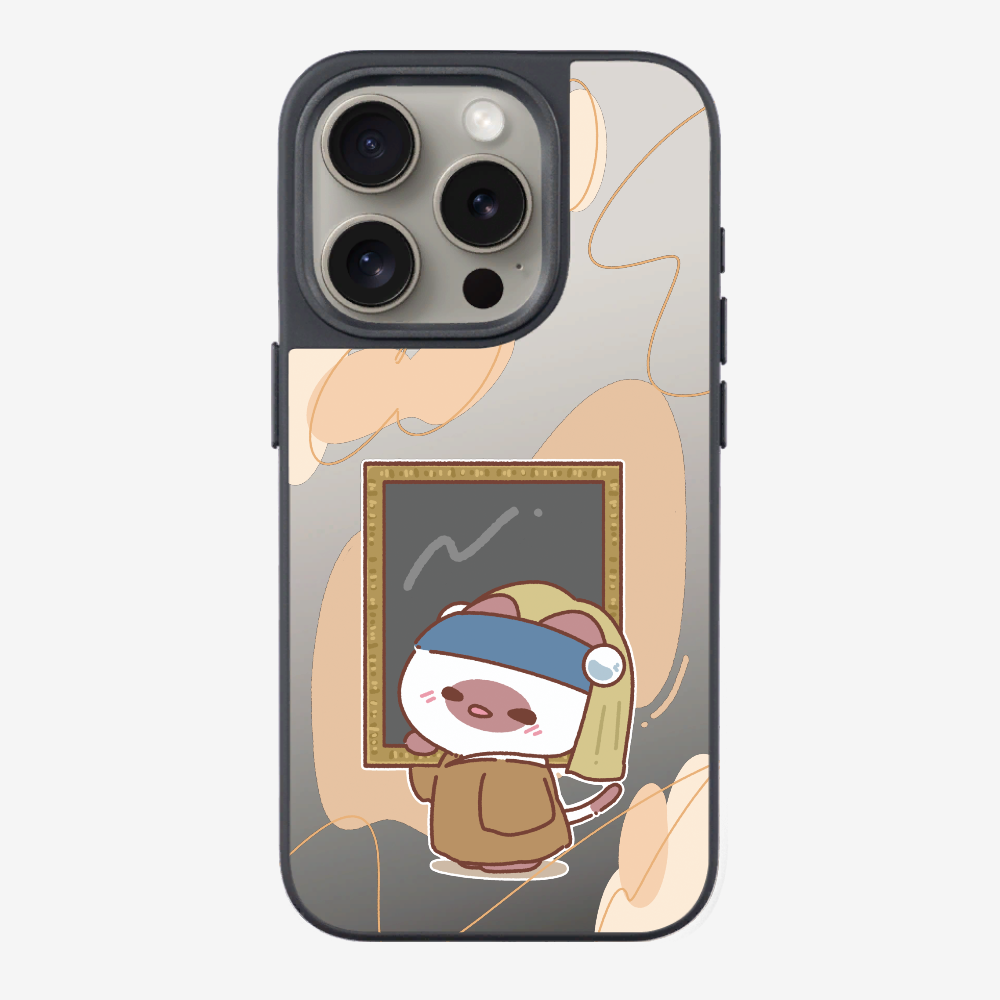 Chu Bee with a Pearl Earring Phone Case