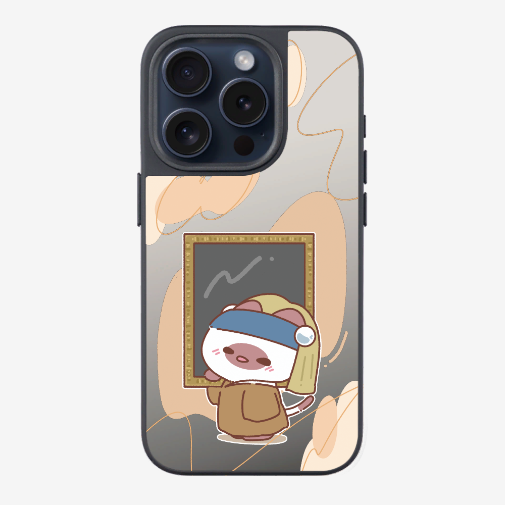 Chu Bee with a Pearl Earring Phone Case