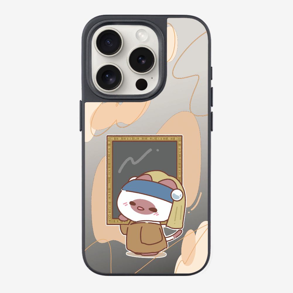 Chu Bee with a Pearl Earring Phone Case