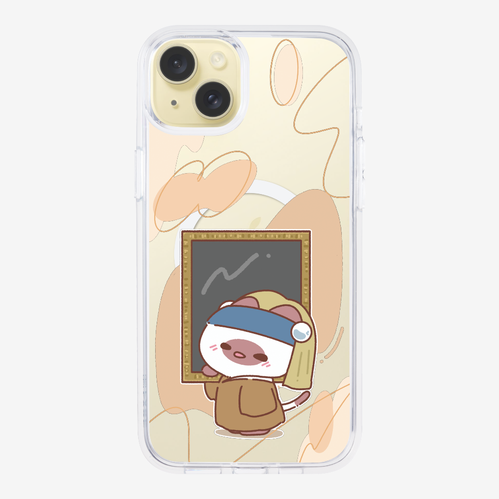 Chu Bee with a Pearl Earring Phone Case