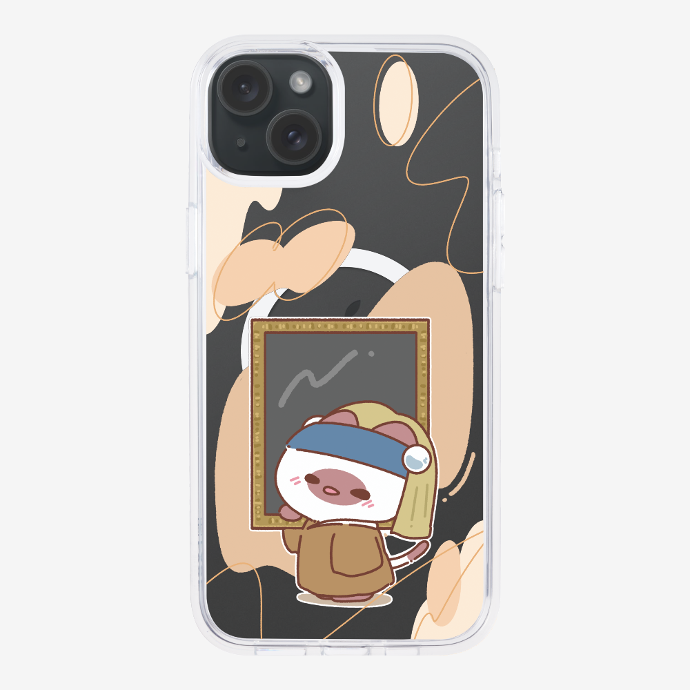 Chu Bee with a Pearl Earring Phone Case