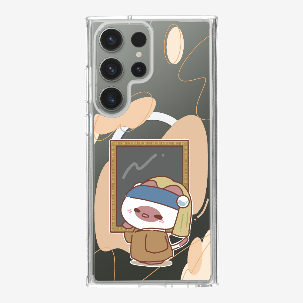 Chu Bee with a Pearl Earring Phone Case