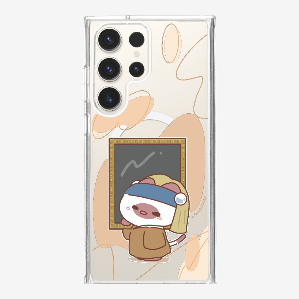 Chu Bee with a Pearl Earring Phone Case