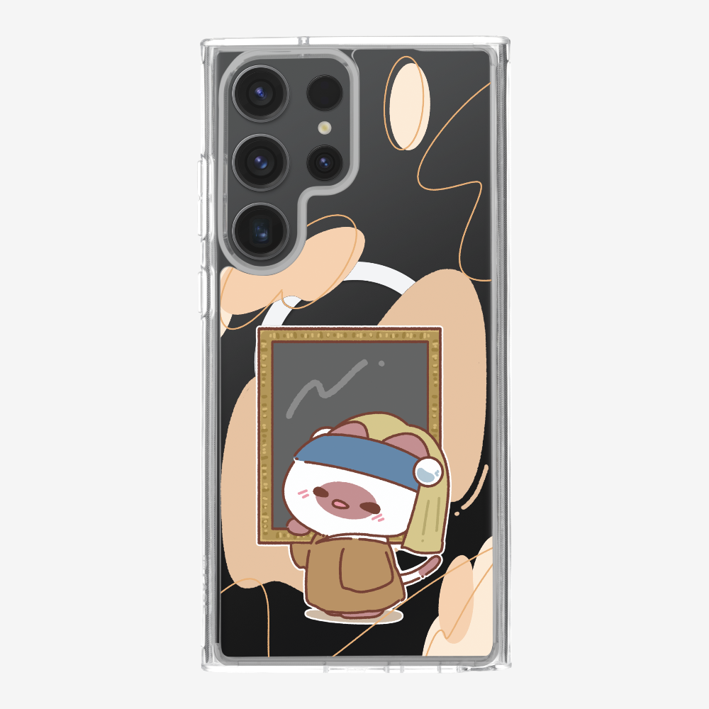 Chu Bee with a Pearl Earring Phone Case